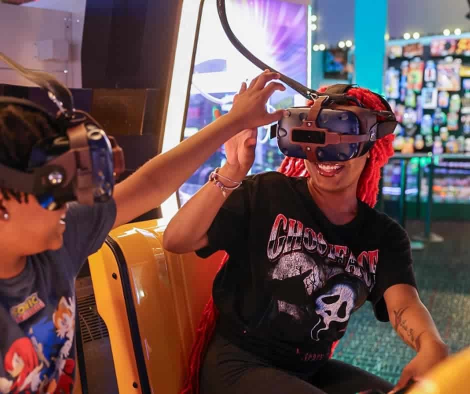 Virtual reality rides at Kokomo Joe's