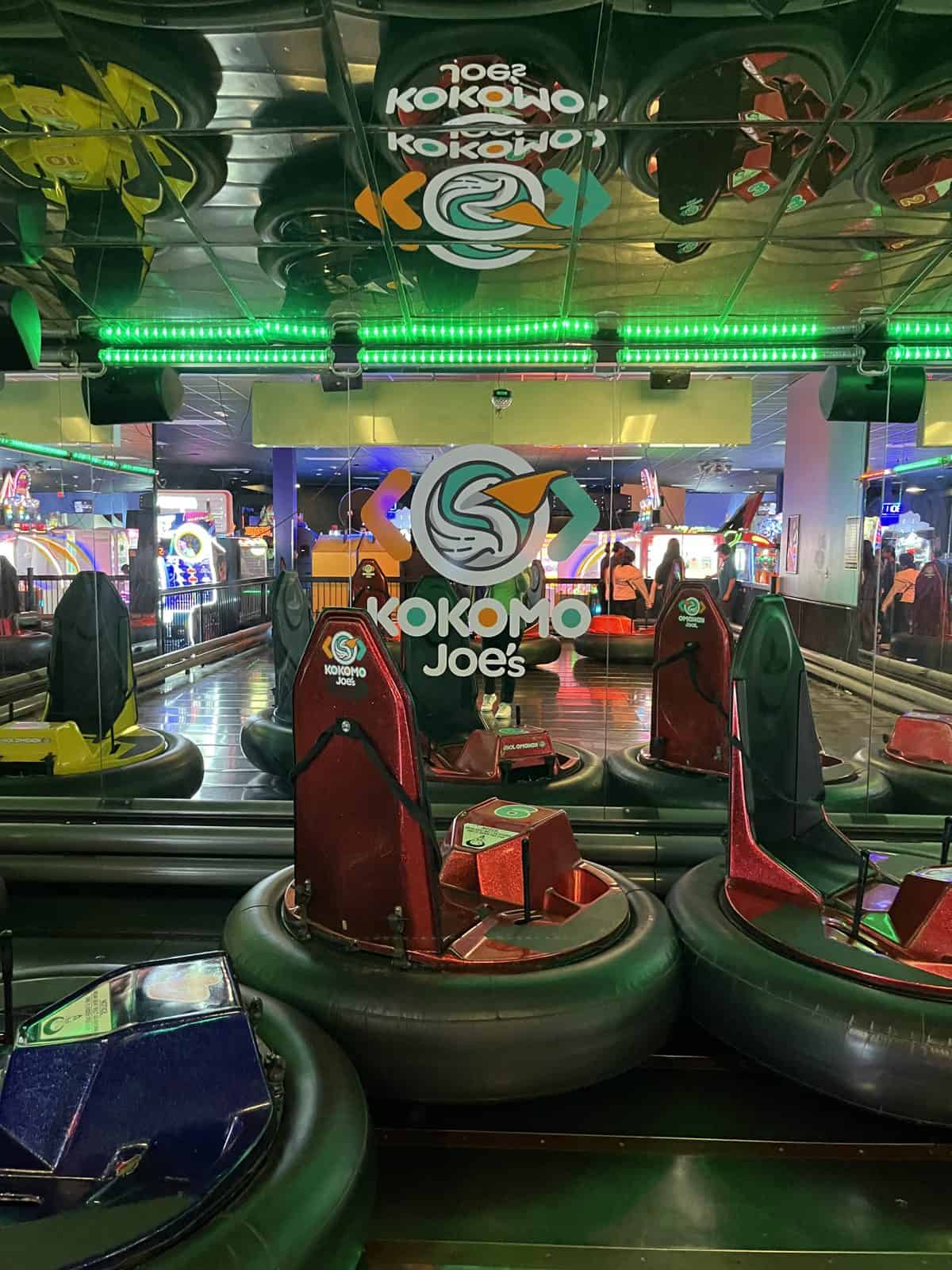 Pay with Your Game Card – bumper cars at Kokomo Joe's in St. Peters, MO
