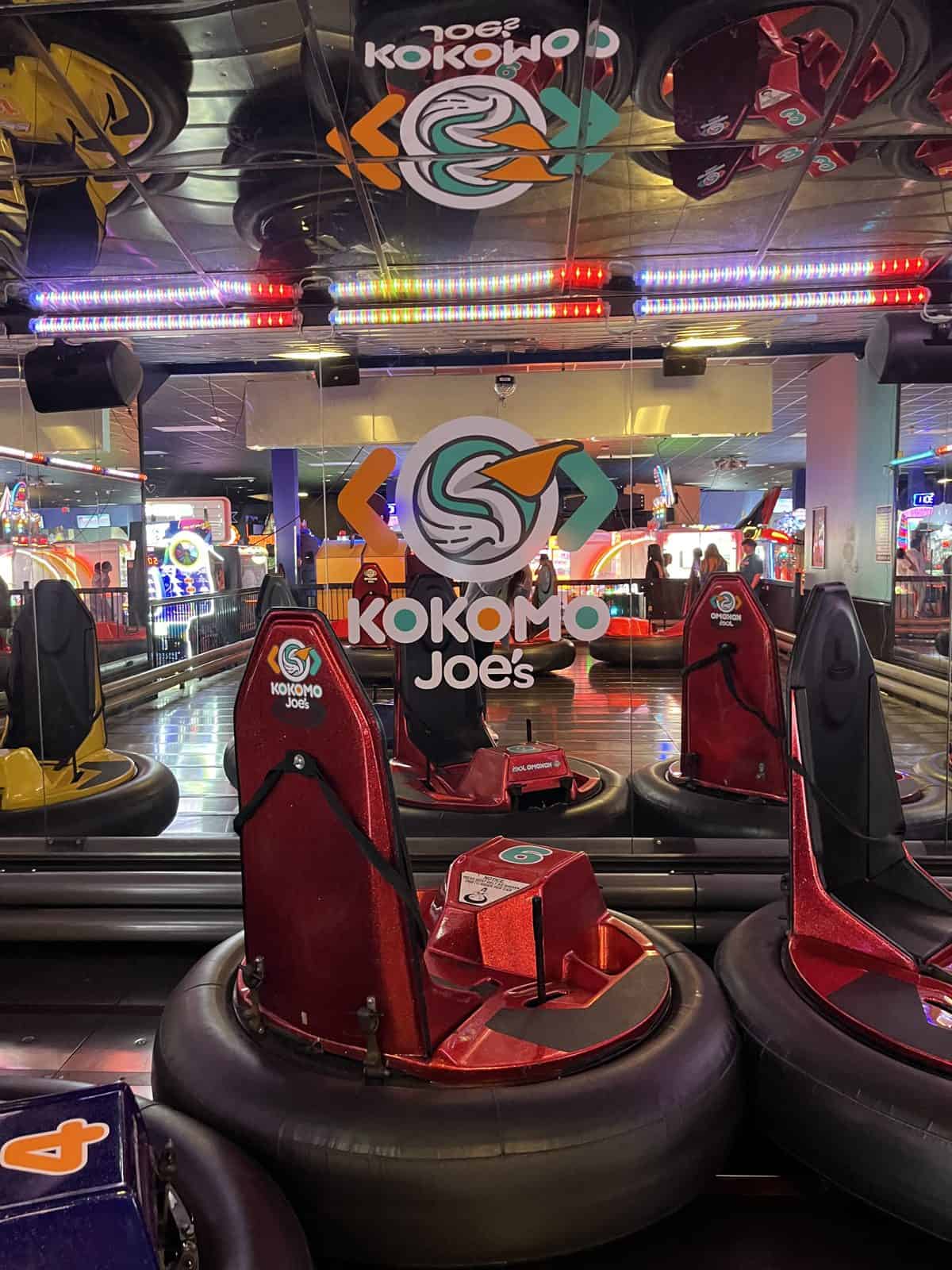 Lights & Action – bumper cars at Kokomo Joe's in St. Peters, MO
