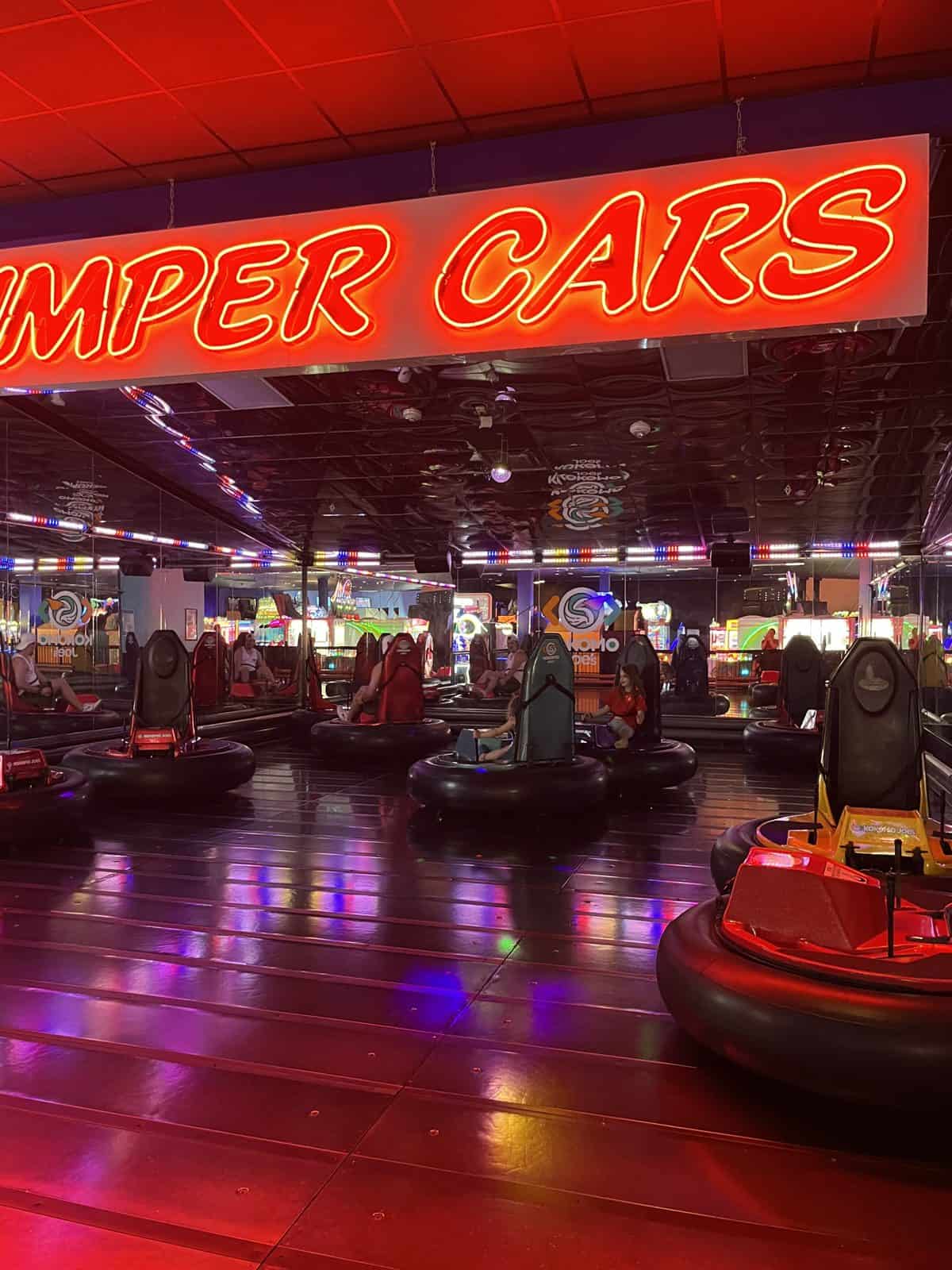 10 Bumper Cars – bumper cars at Kokomo Joe's in St. Peters, MO