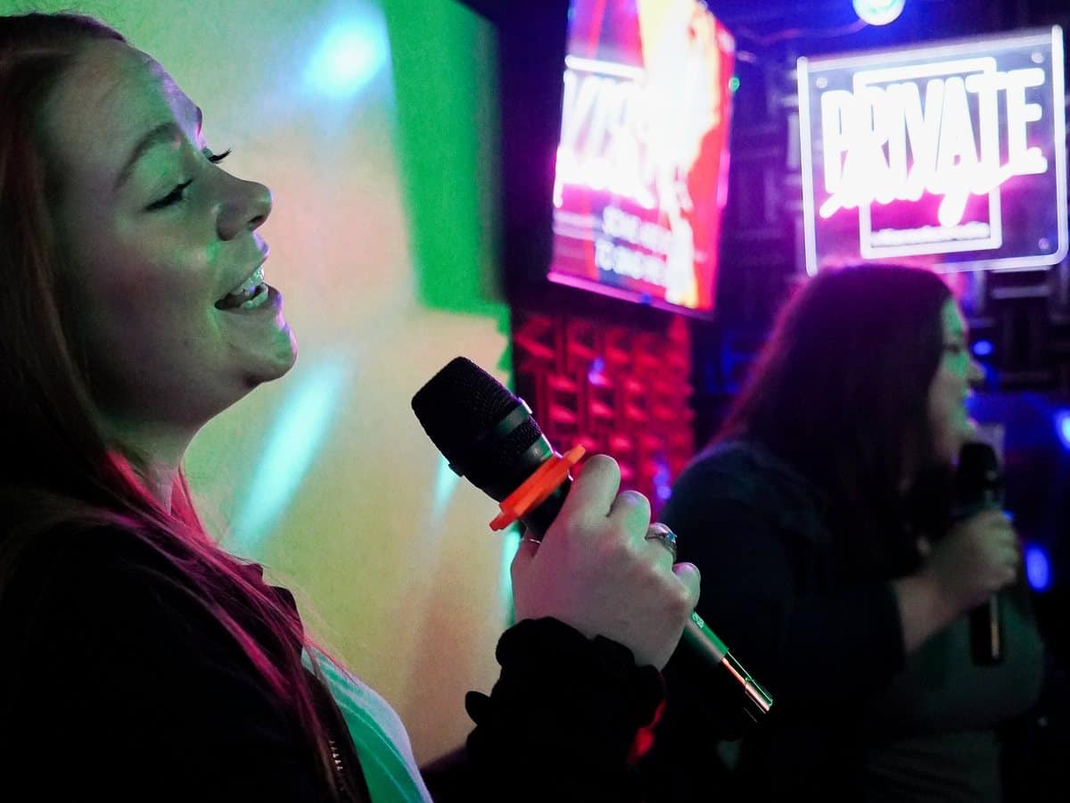 Private karaoke room at Kokomo Joe's