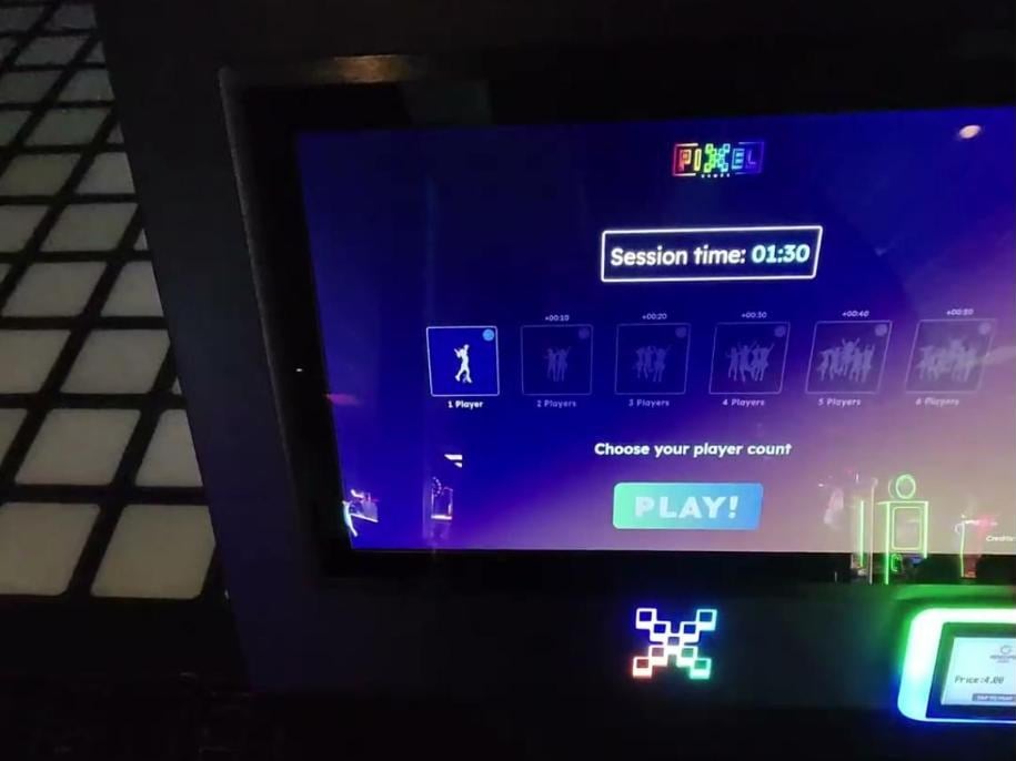 Pick a Game & Go – Pixel interactive LED floor at Kokomo Joe's in St. Peters, MO